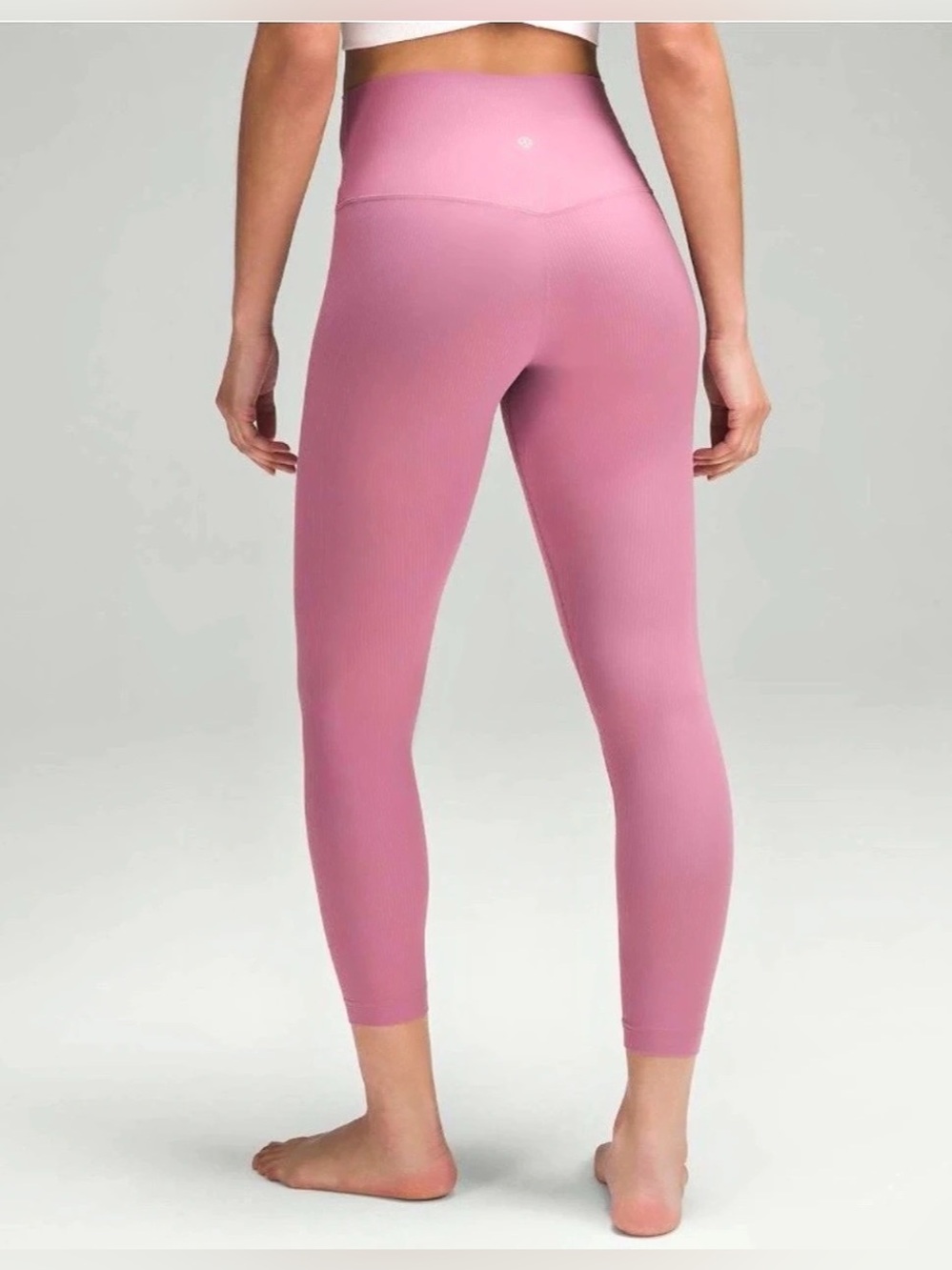 Lululemon Align Ribbed High-Rise Pant 25" in Velvet Dust